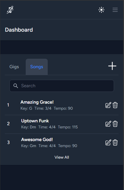 Create Gig Screenshot